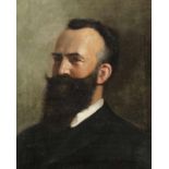 Künstler des 19. Jahrhunderts - Porträt von Dr. Theodor Herzl - Öl/Lwd. 45 x 54 cm. Unsigniert.