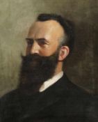 Künstler des 19. Jahrhunderts - Porträt von Dr. Theodor Herzl - Öl/Lwd. 45 x 54 cm. Unsigniert.
