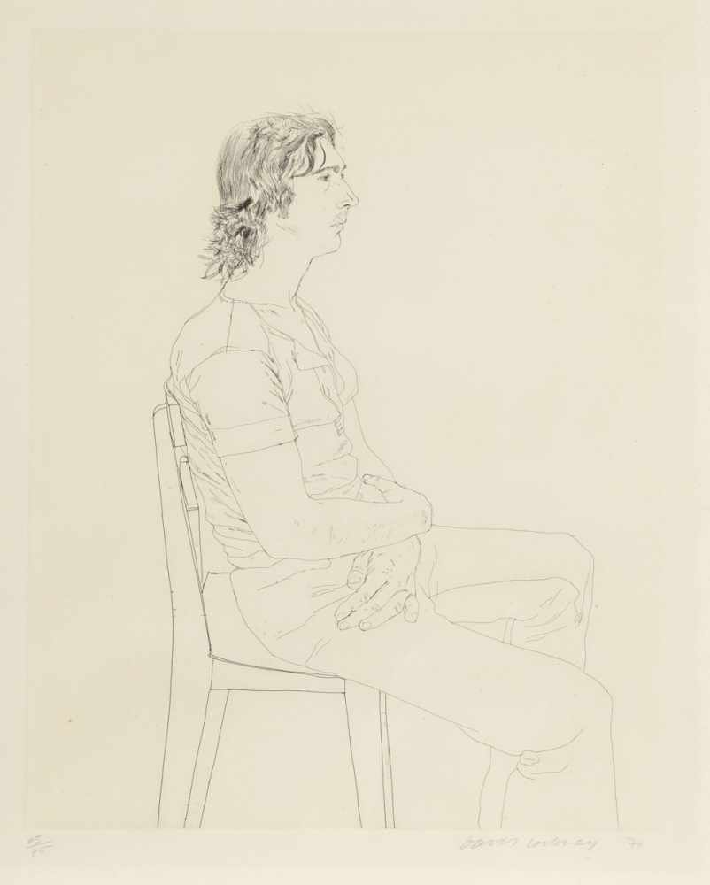 David Hockney 1937 Bradford/Yorkshire - lebt in London und Los Angeles - "Maurice Payne" -