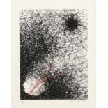 Chiharu Shiota 1972 Osaka - lebt und arbeitet in Berlin - Ohne Titel - Serigrafie und roter