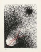 Chiharu Shiota 1972 Osaka - lebt und arbeitet in Berlin - Ohne Titel - Serigrafie und roter