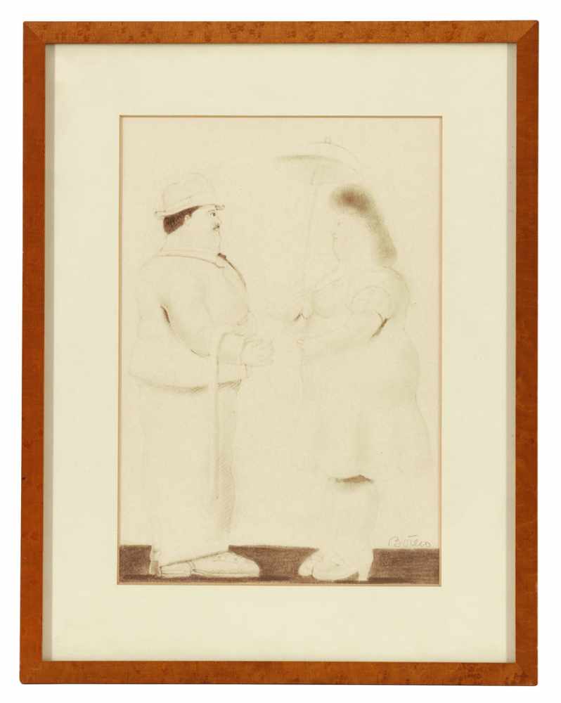 Fernando Botero 1932 Medellín - lebt und arbeitet in New York und Paris - Mann und Frau - - Bild 2 aus 2