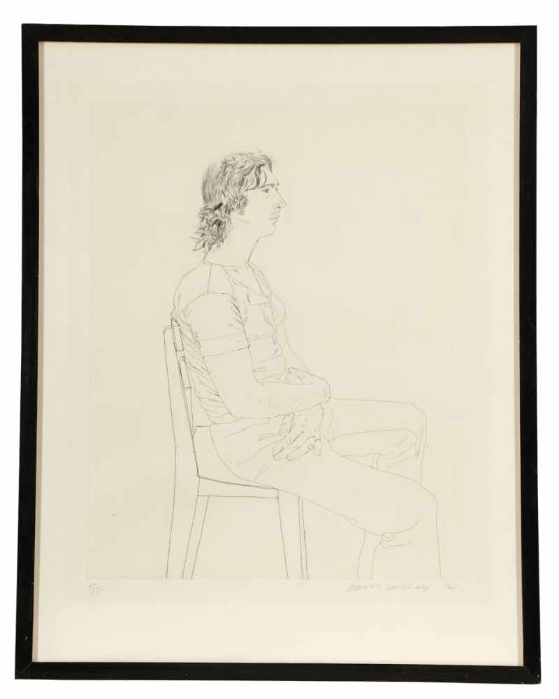David Hockney 1937 Bradford/Yorkshire - lebt in London und Los Angeles - "Maurice Payne" - - Bild 2 aus 2