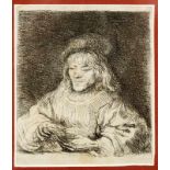 Rembrandt Harmenszoon van Rijn 1606 Leiden - 1669 Amsterdam - Der Kartenspieler (the card