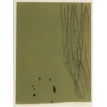 Antoni Tàpies 1923 Barcelona - 2012 Barcelona - Abstrakte Komposition - Farbige Aquatintaradierung/