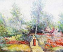 Hugues Claude Pissarro 1935 Neuilly-sur-Seine - lebt im County Donegal/Irland - "Le bassin du jardin