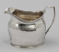Milchkännchen George III / Milk jug London/England, um 1800/01. 925er Silber. Punzen: Herst.-