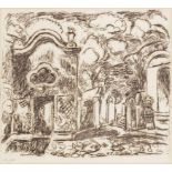 Hans Purrmann 1880 Speyer - 1966 Basel - "Kapelle und Brunnen in Levanto" - Lithografie/Papier.