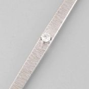 Armband mit einem Altschliff-Diamant 750er WG, gestemp. 1 Diamant im Altschliff ca. 0,65ct (I/si).