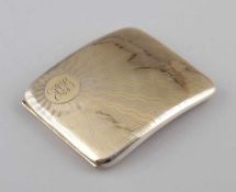 Zigarettenetui London/England, um 1922/23. 925er Silber. Punzen: Herst.-Marke, Stadt- und