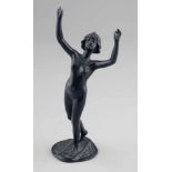 Künstler des frühen 20. Jahrhunderts - Weiblicher Akt - Bronze. Schwarz patiniert. H. 22,5 cm.