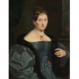 Georg Wilhelm Wanderer 1804 Rothenburg - 1863 Nürnberg - Porträt der jungen Helene Catharina
