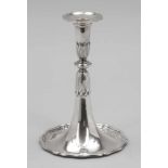 Tafelleuchter im Barock-Stil / Candle Stick Bern/Schweiz. 925er Silber. Punzen: Herst.-Marke, 925er,