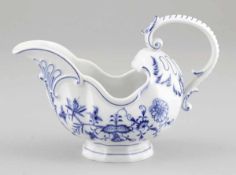 Prunksauciere Staatliche Porzellan Manufaktur, Meissen 1972-1980. - Zwiebelmuster - Porzellan, weiß,