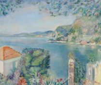 Lucien Adrion 1889 Straßburg - 1953 Paris - An der Côte d'Azur - Öl/Lwd. 60 x 73 cm. Sign. und
