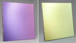 Thomas Emde 1959 Korbach - Ohne Titel - Farbmaterial zwischen zwei Acrylglasscheiben. 60 x 60 x 3