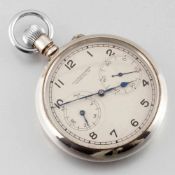 A. Lange & Söhne-Taschenuhr in Silber Fa. A. Lange & Söhne, Deutsche Uhrenfabrikation Glashütte I/