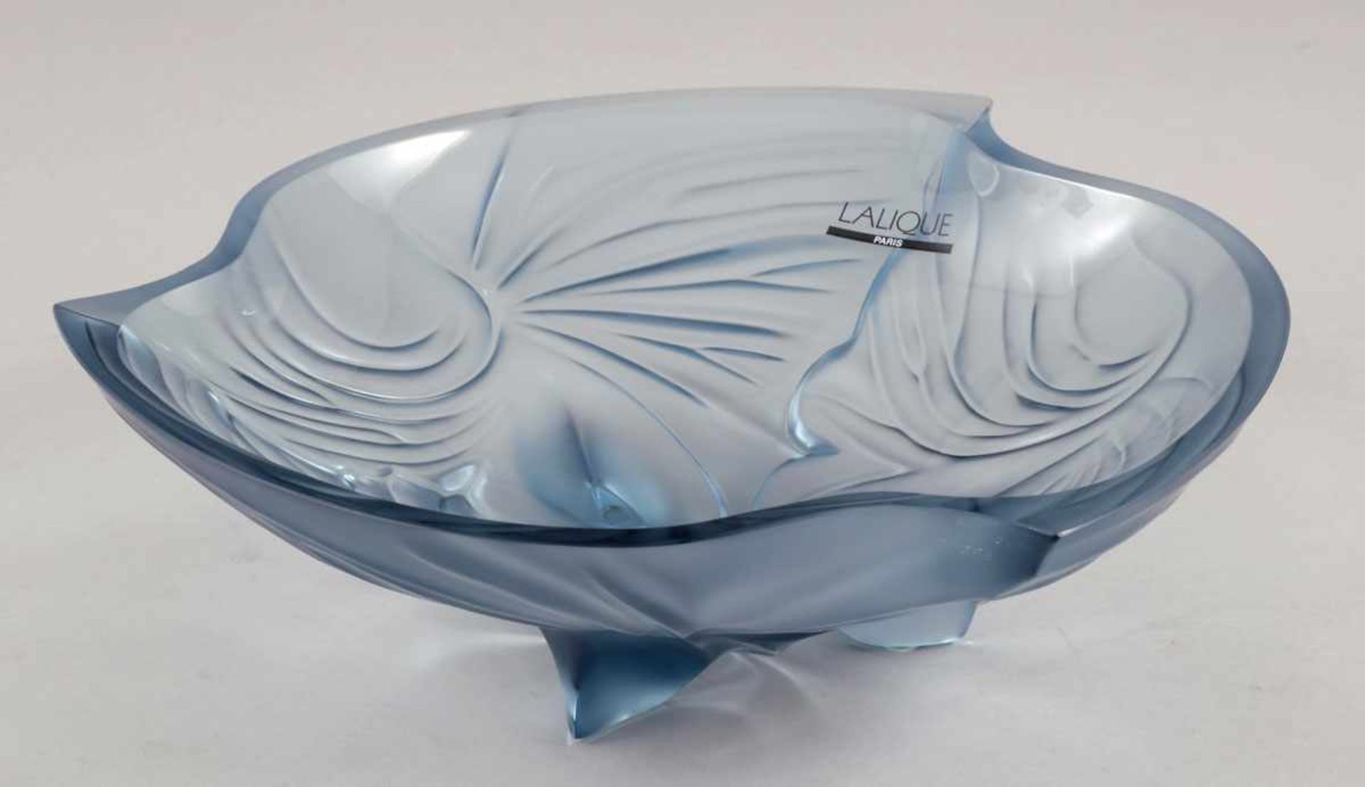 Schale Daydream - Nummerierte EditionLalique, Wingen-sur-Moder. Hellblaues Glas (ocean),