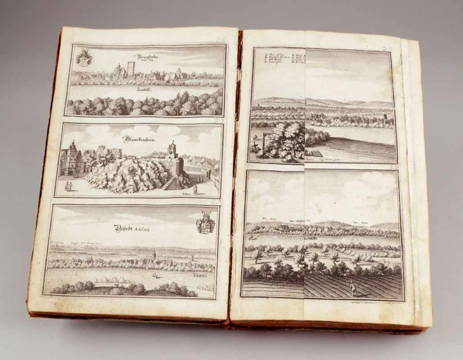 Matthäus Merian- "Topographia und Eigentliche Beschreibung der vornembsten Stäte, Schlösser auch - Image 3 of 4