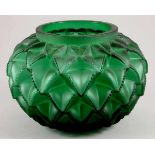 Vase Languedoc vert - Nummerierte EditionLalique, Wingen-sur-Moder 2014. Grünes Glas,