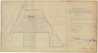 Dispositions-Plan der Hannoverschen Maschinenbau Aktien-Gesellschaft vormals GeorgEgestorff in