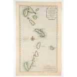 Guillaume Delisle1675 - 1726 Paris - "Carte des Antilles Francoises et des Isles Voisines ..." -