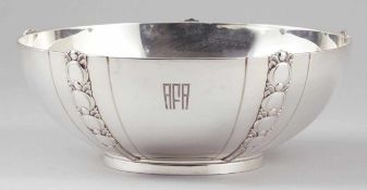 Art Deco SchaleTiffany & Co/New York/USA, um 1940. 925er Silber. Punzen: Herst.-Marke, Sterling,
