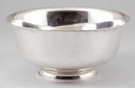 SchaleFisher/USA. Entwurf: Paul Revere. 925er Silber. Punzen: Herst.-Marke, Sterling. D. 30,5 cm.