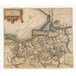 H. HennebergerKupferstecher des frühen 17. Jahrhunderts - "Prussia vetvs" - Kolor. Kupferstich. 27,5