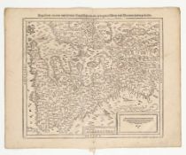 Sebastian Münster1488 Nieder-Ingelheim - 1552 Basel - "Karte von Schweden/Gothen/Norwegen/