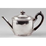 Empire Teekanne / Tea PotRichard Crossley/London/England, um 1799/1800. 925er Silber. Punzen: