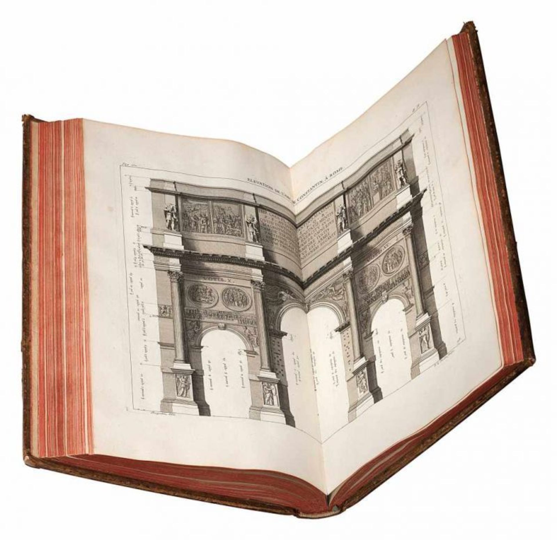 Les Édifices Antiques de Rome Mesurés et dessinés tres-exactement sur les Lieux. Autor Antoine - Bild 3 aus 3