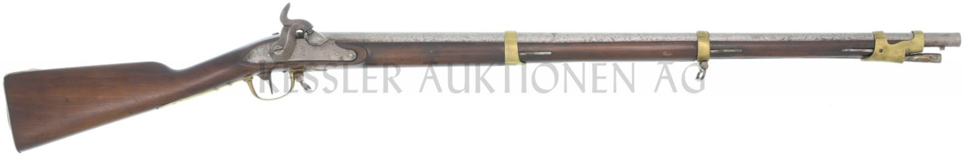 Kadettengewehr 1817/42, A. Francotte, Liége, Kanton Bern, Kal. 14,5mm LL 755mm, TL 1085mm, von