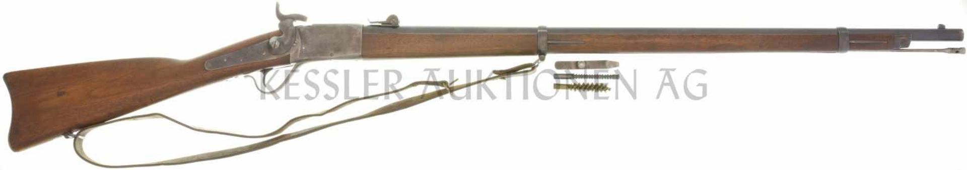 Einzelladerbüchse, Geniegewehr Peabody 1867, Kal. 10.4mmRZ LL 830mm, TL 1310mm, Blockverschluss,