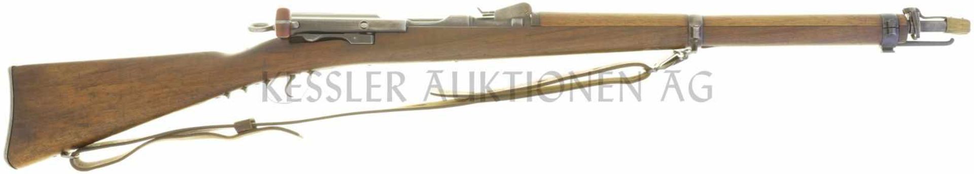 Kadettengewehr, WF Bern, Mod. 1897, Kal. 7.5mm/GP1890 LL 590mm, TL 1105mm, Gradzugverschluss mit