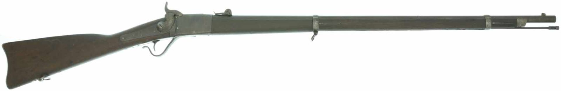 Geniegewehr Peabody 1867, Kal. 10.4mmRZ LL 830mm, TL 1310mm, Blockverschluss, US-Lauf mit schmalem