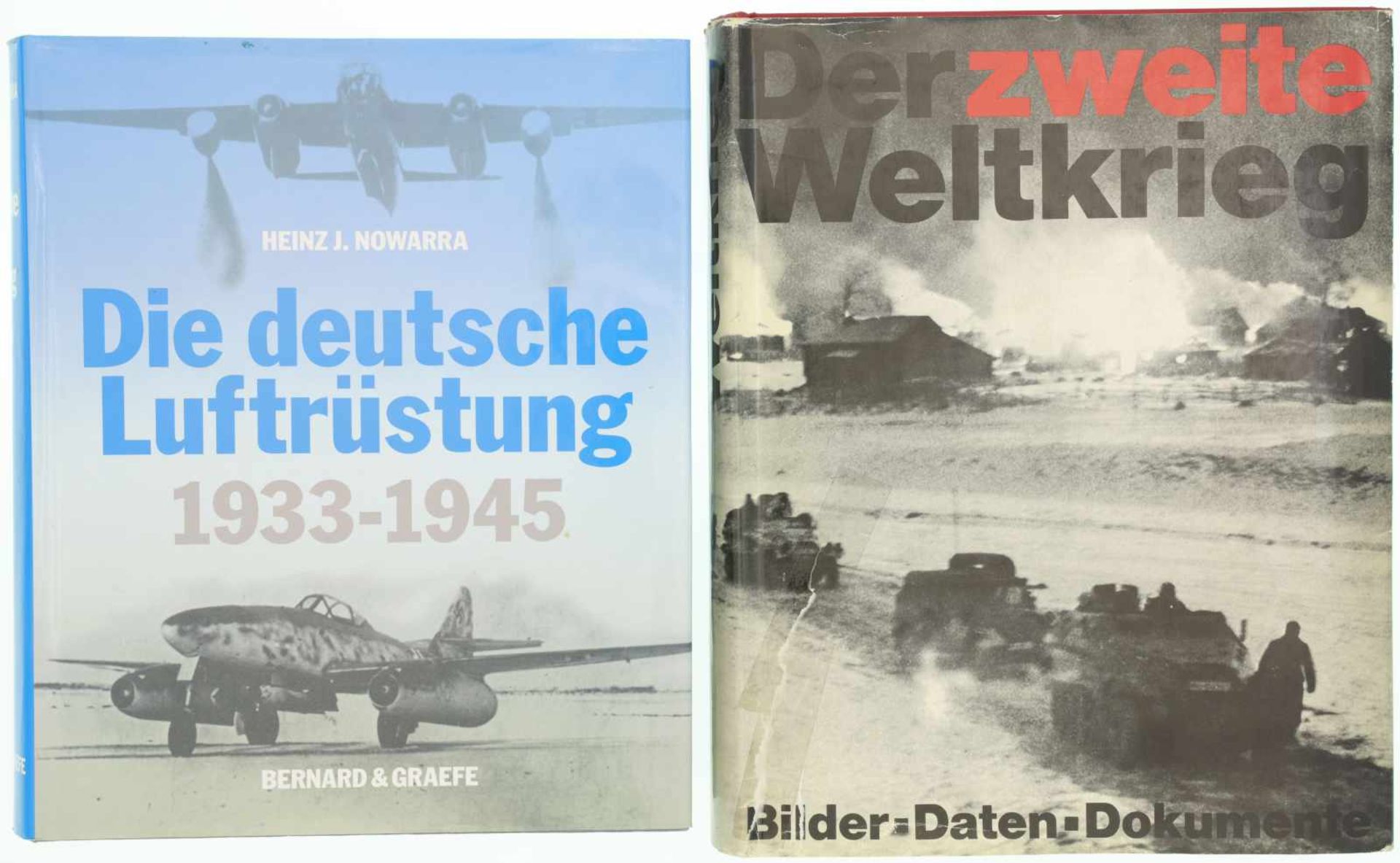 Konvolut 2 Bücher 1. Die deutsche Luftrüstung, 1933 - 1945,Teil 1: Flugzeugtypen AEG-Dornier.