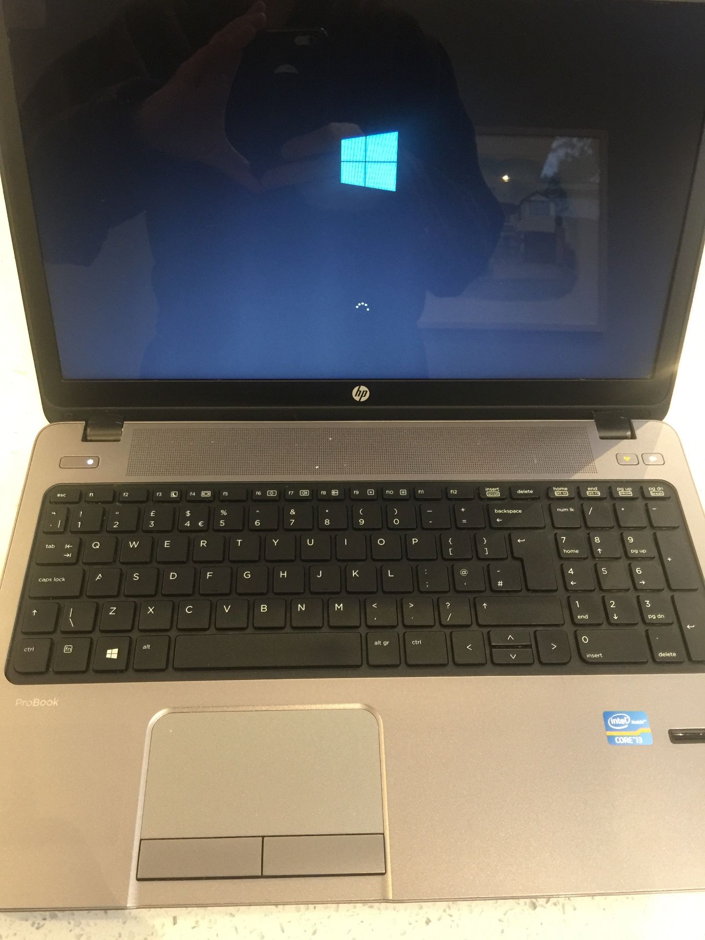 HP ProBook 450 GO laptop PC Core i3 3120 4GB with USB & HDMI, charger and bag