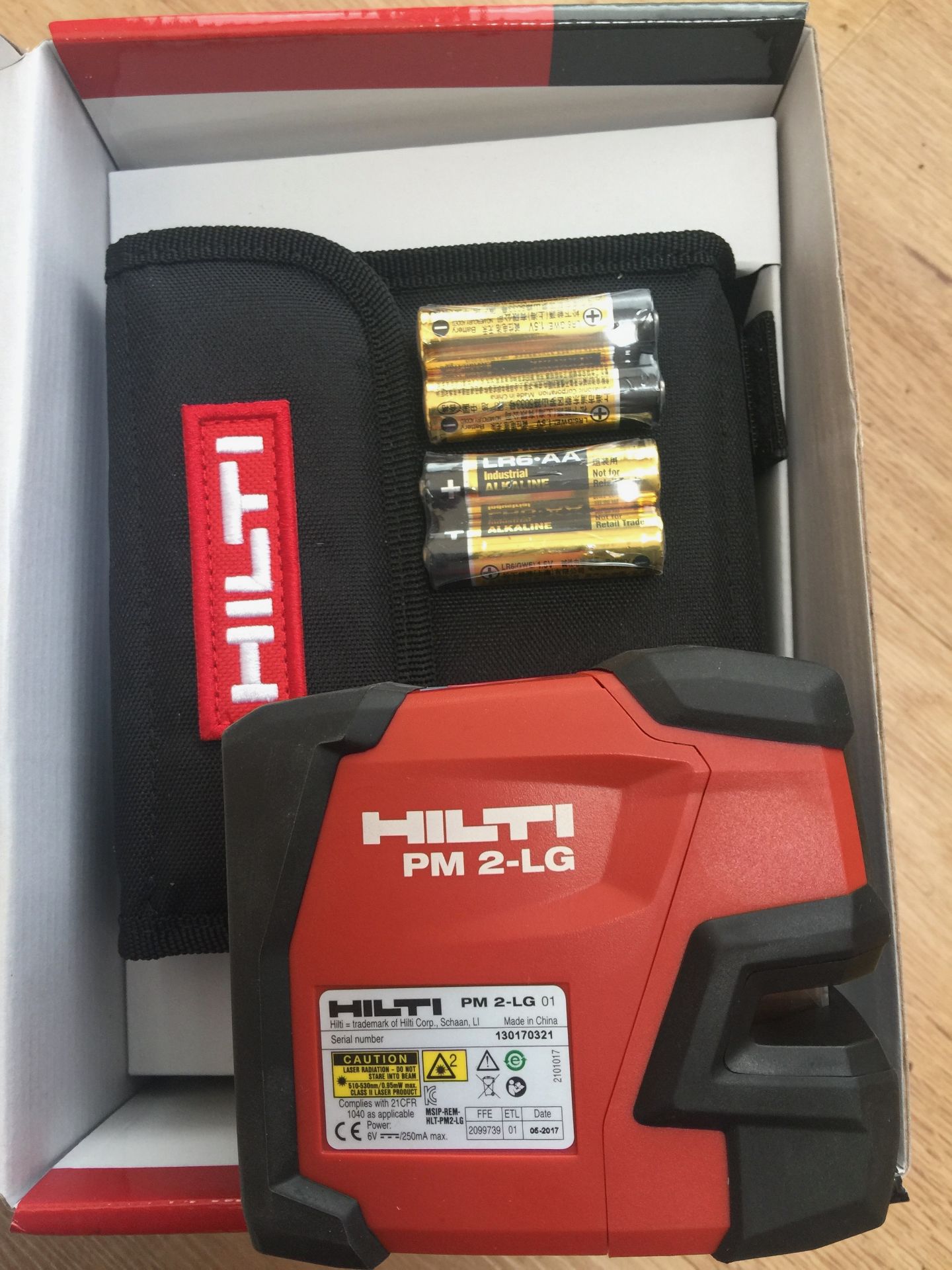 Hilti model PM 2-LG green beam laser - new - Image 2 of 2