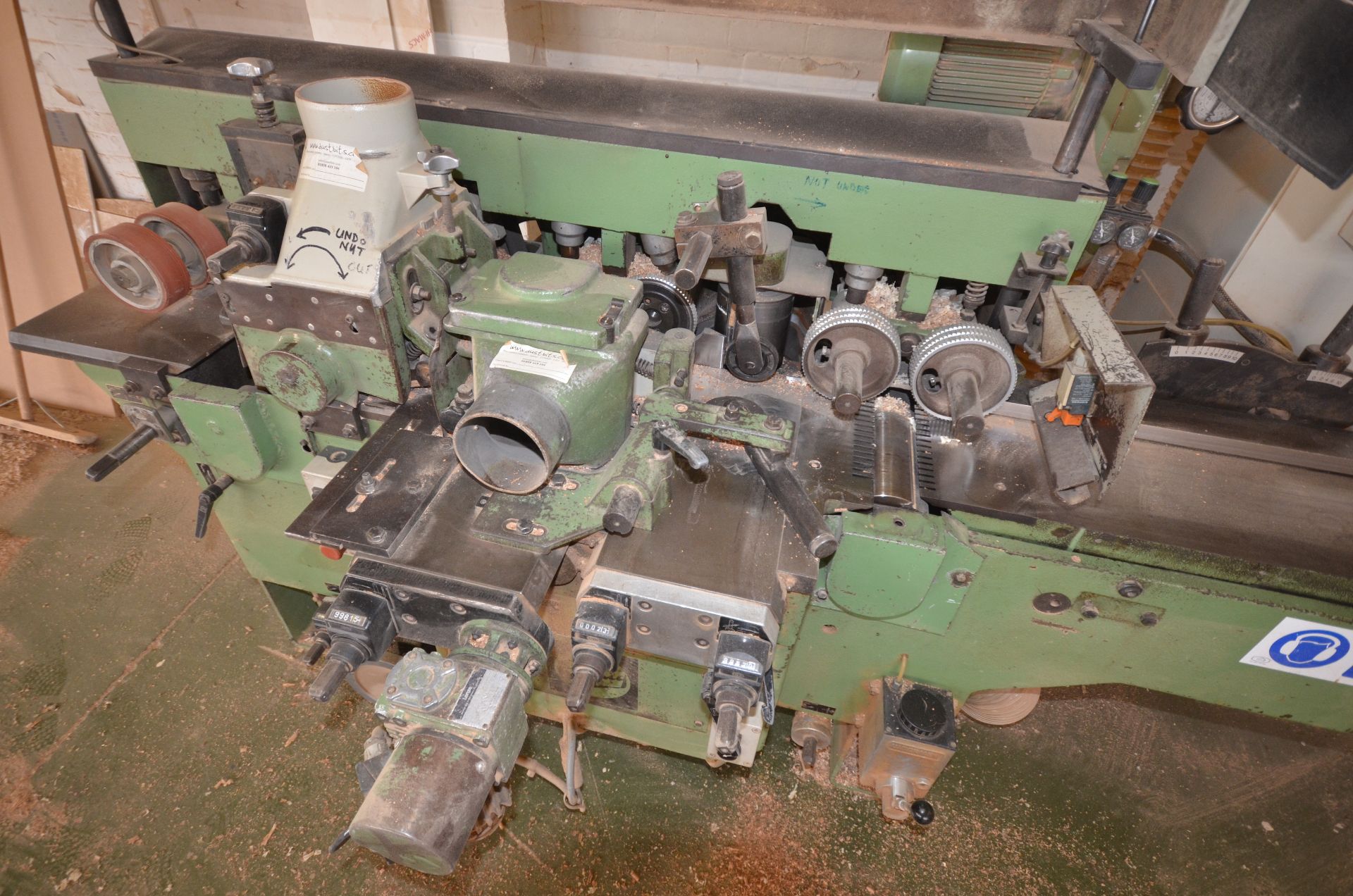 Weinig Profimat 22N Tenoner 5 head machine year 1990 serial no 226-4320 - Image 3 of 6