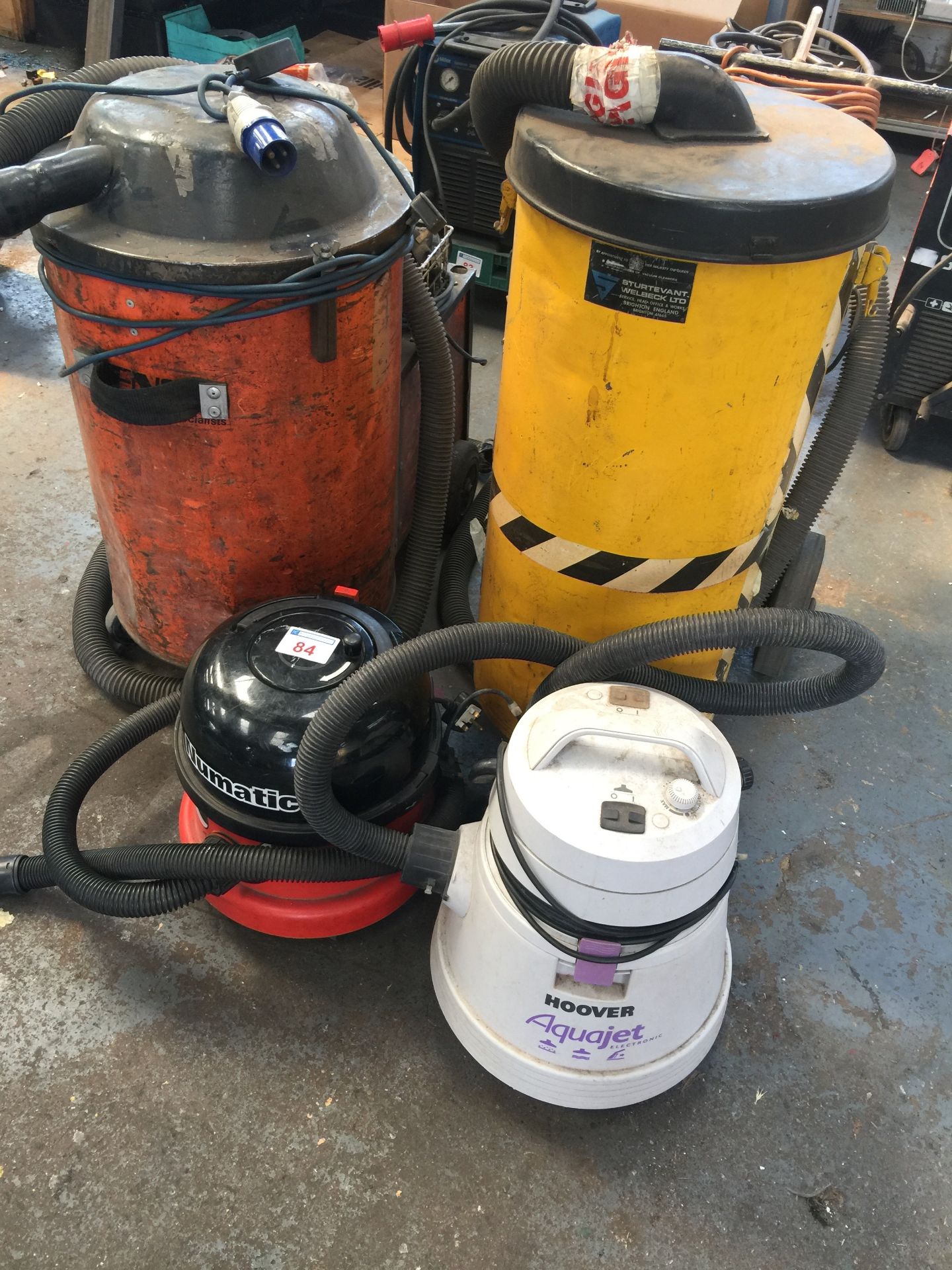 2 x Industrial hoovers, Henry hoover and 1 other (DERBY)