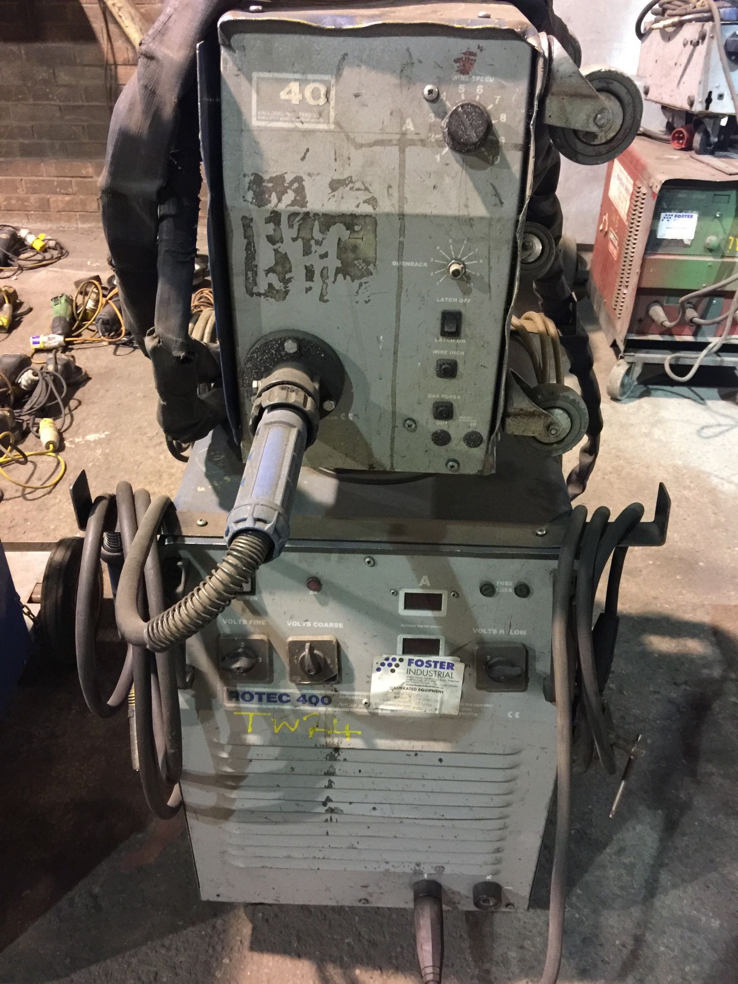 Rotec 400 with wire feed (Burton-upon-Trent)