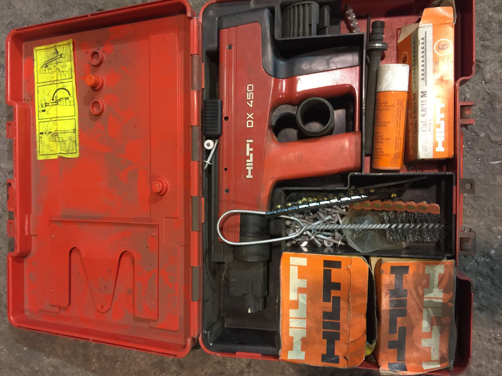 Cased Hilti DX450 (Burton-upon-Trent)