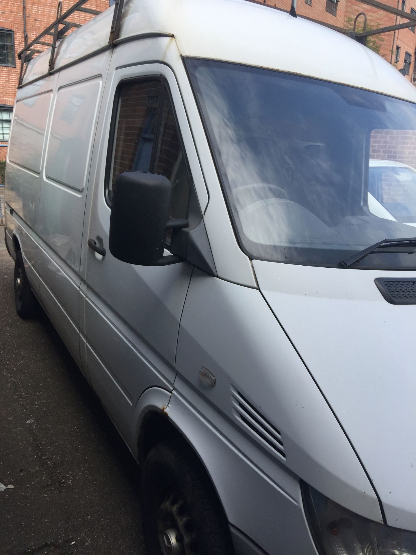 VW Sprinter 132,000 miles recently serviced reg FA03 UEE with roof rack good condition (DERBY) - Image 2 of 10