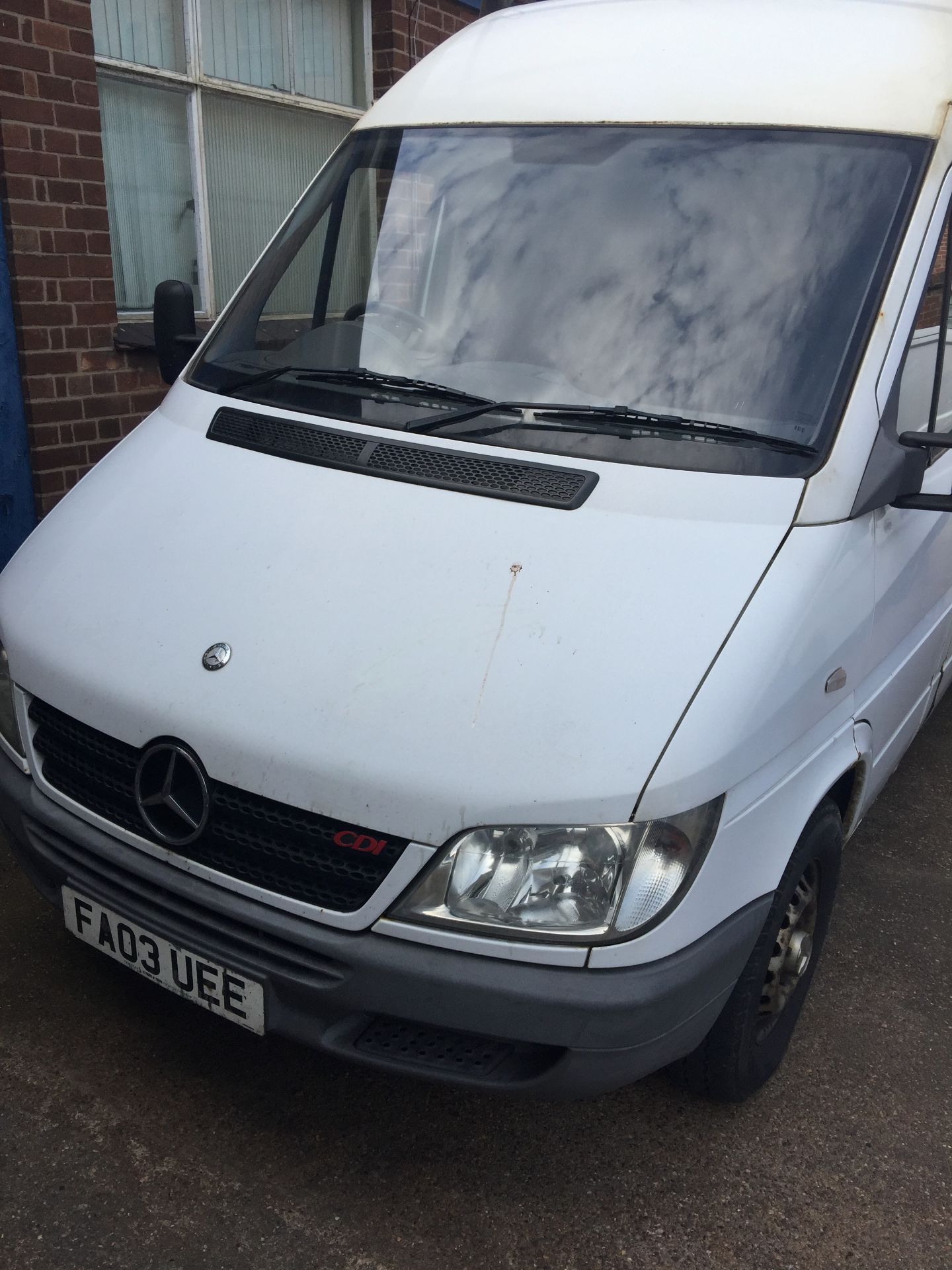 VW Sprinter 132,000 miles recently serviced reg FA03 UEE with roof rack good condition (DERBY)