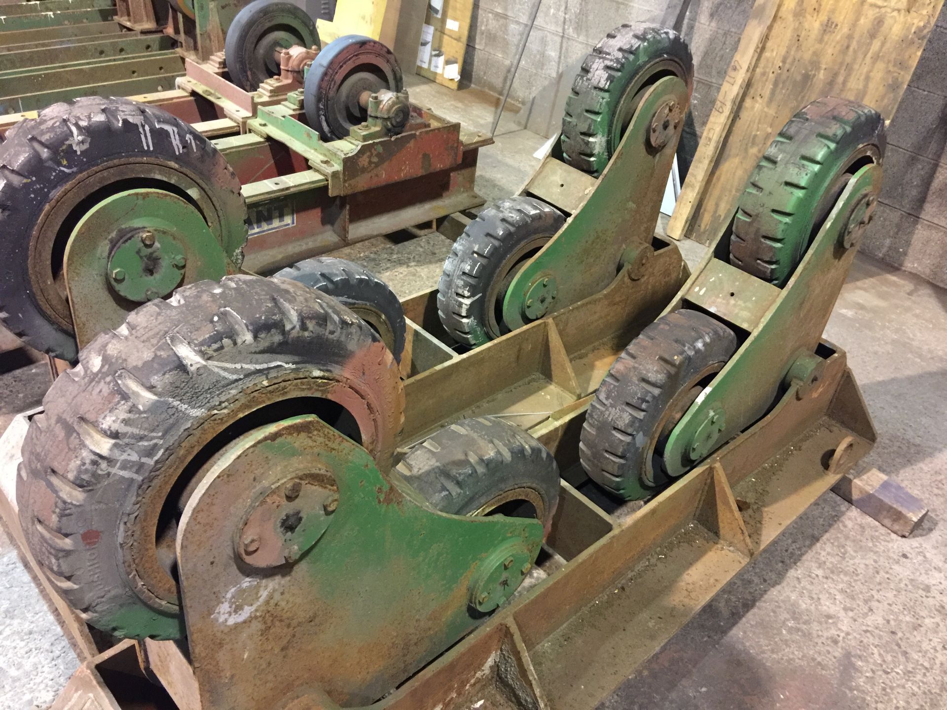 A pair of Bode 6ft rollers (Burton-upon-Trent)