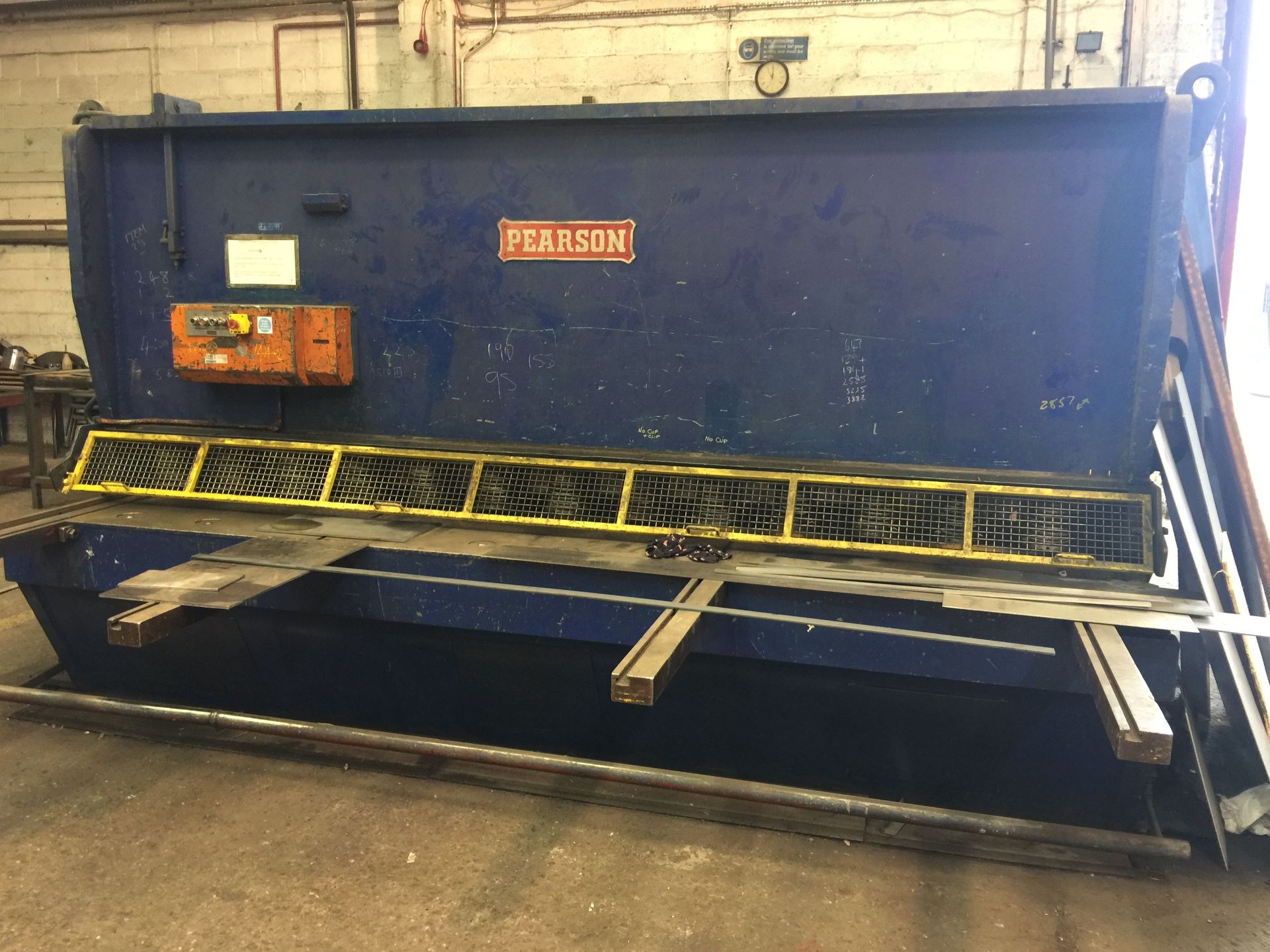 Pearson Guillotine 3650 x 20mm no 6467 (Burton-upon-Trent)