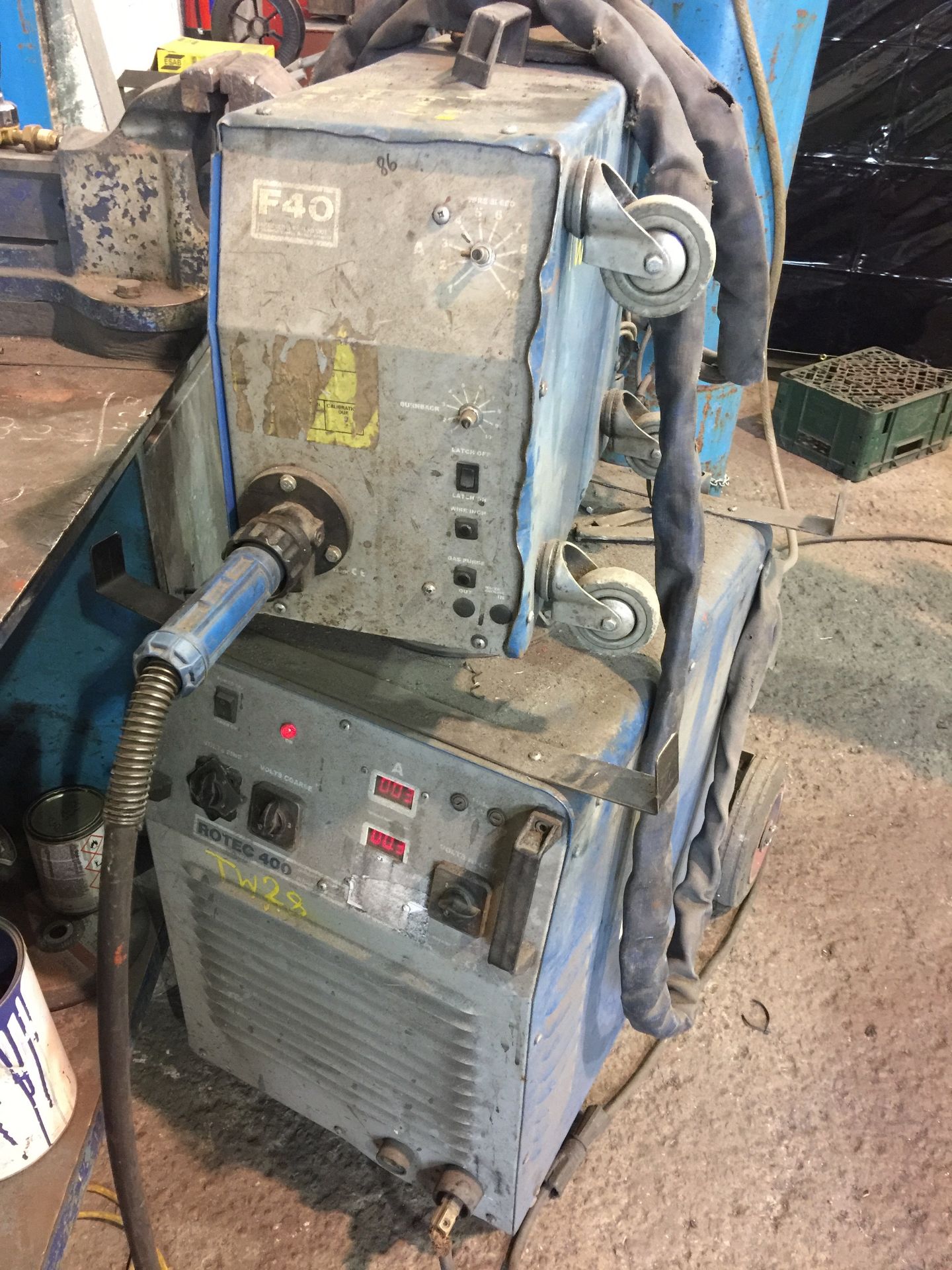 Rotec 400 with wire feed (Burton-upon-Trent)