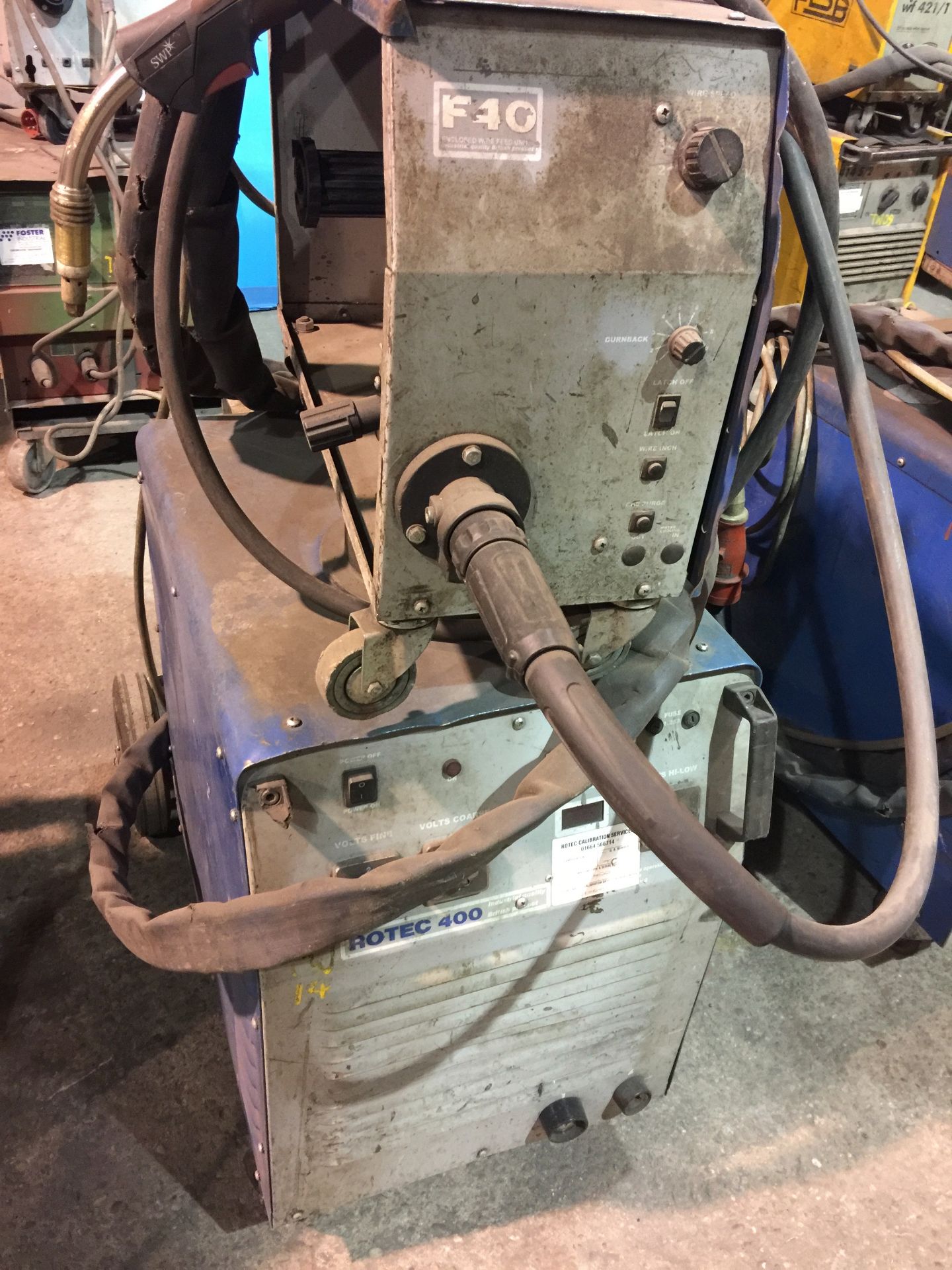 Rotec 400 with wire feed (Burton-upon-Trent)