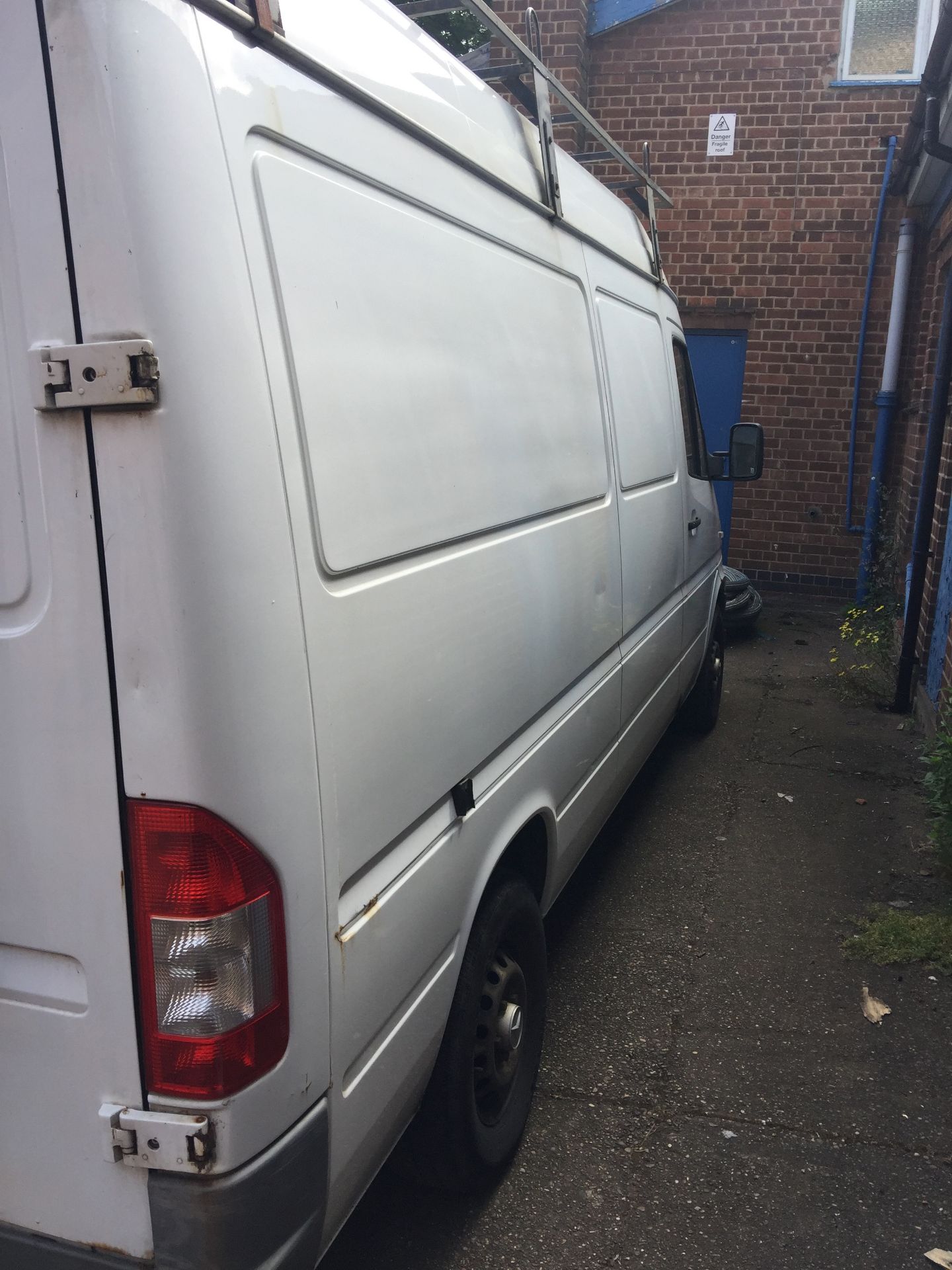 VW Sprinter 132,000 miles recently serviced reg FA03 UEE with roof rack good condition (DERBY) - Image 3 of 10